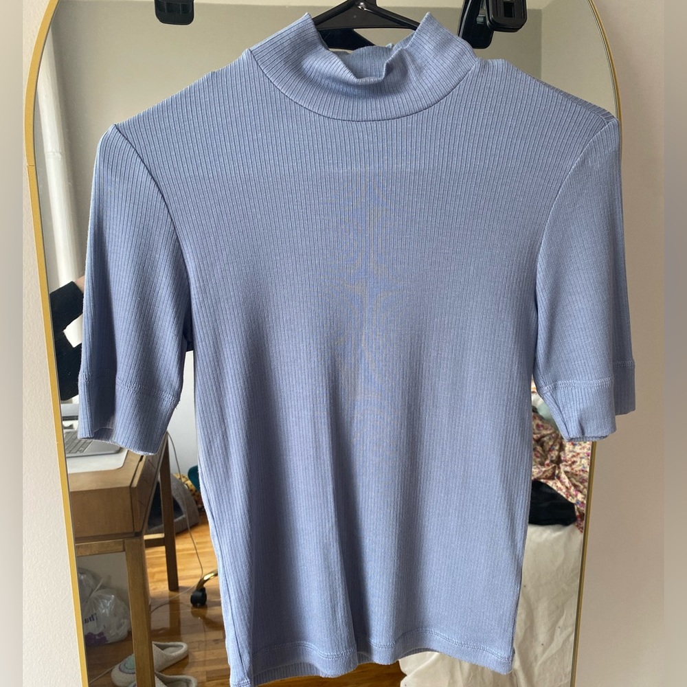Light Blue Everlane Top